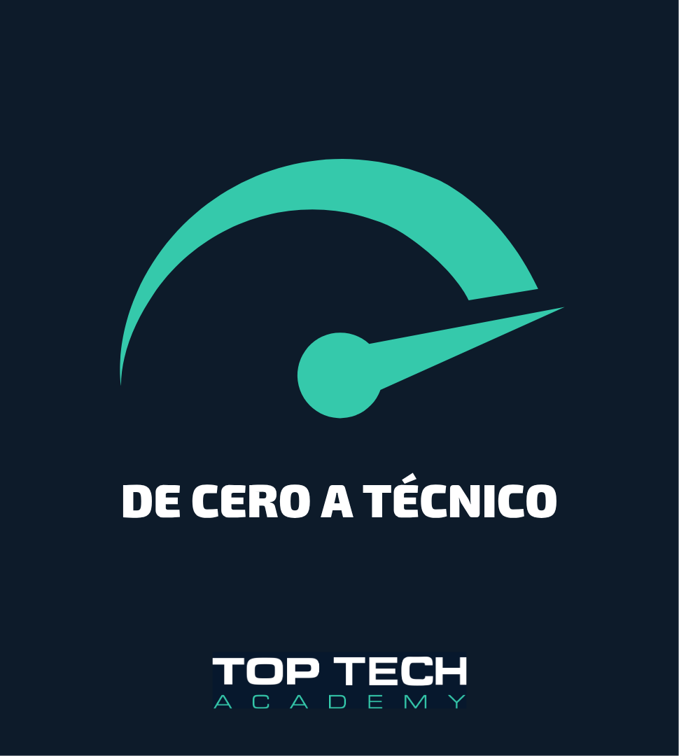 De cero a técnico, programa de formación de Top Tech Academy